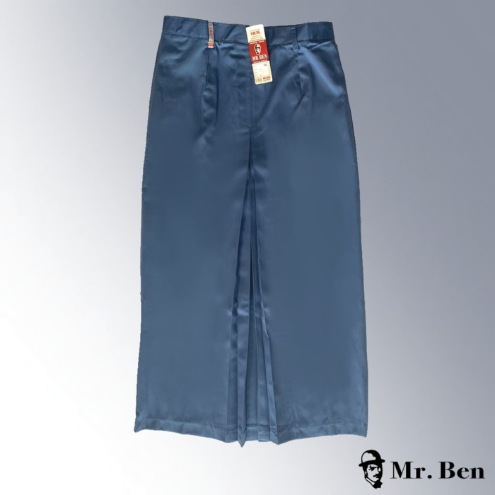 ROK SMA ABU BIRU PANJANG SPAN BIKU 1 / SATU SERAGAM SEKOLAH MR BEN