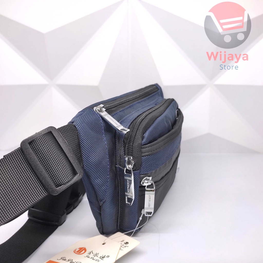 JINPAIDI Tas Selempang Pria yang Trendi dan Fungsional Waistbag Import Premium Quality