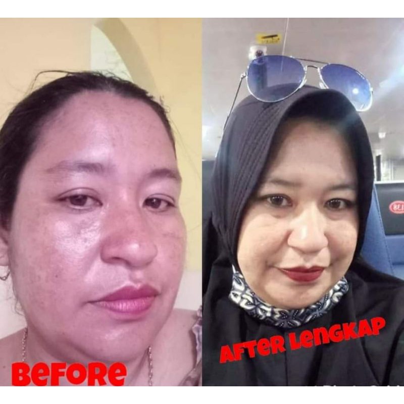 Bisa cod bpom skincare cream paket lengkap syahreni glowing set krim siang malam ori syahraeni syr-7
