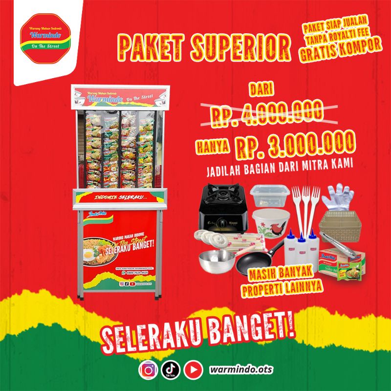 Warmindo Kekinian / Paket usaha warmindo / Paket Superior