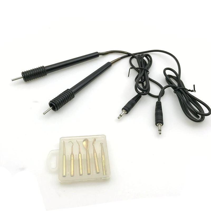 

6 Dental Electric Waxer Tips Set + 2 Replacement Wax Carving Knife Pen Pencil