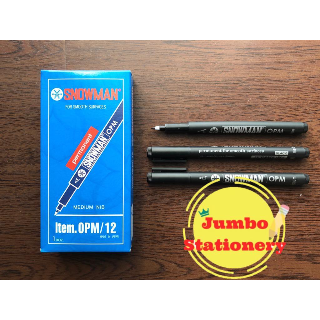 Snowman OPM-Permanent Permanen marker-Water Proof