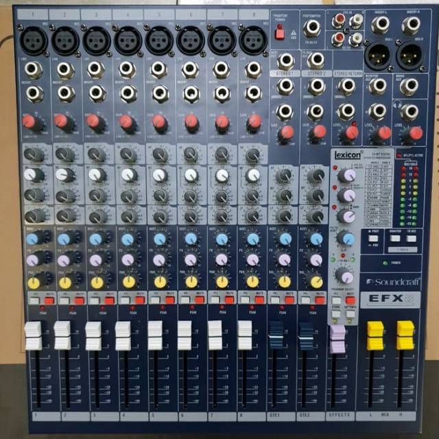 Mixer soundcraft Efx-8 Lexicon effecst 8channel