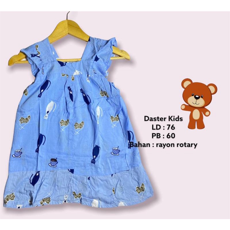 PAKET USAHA DASTER SAMBUNG ANAK DASTER VIRAL DASTER ANAK KEKINIAN HOME DRES RAYON DASTER MURAH MERIA