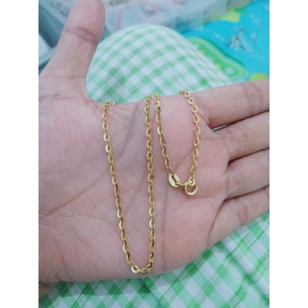 kalung nori vensy anak/ kalung perak asli silver 925 lapis emas / kalung fashion anak