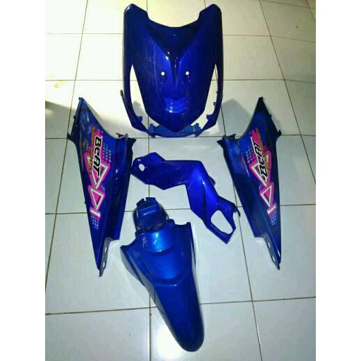 bodi beat karbu fullset biru plus striping