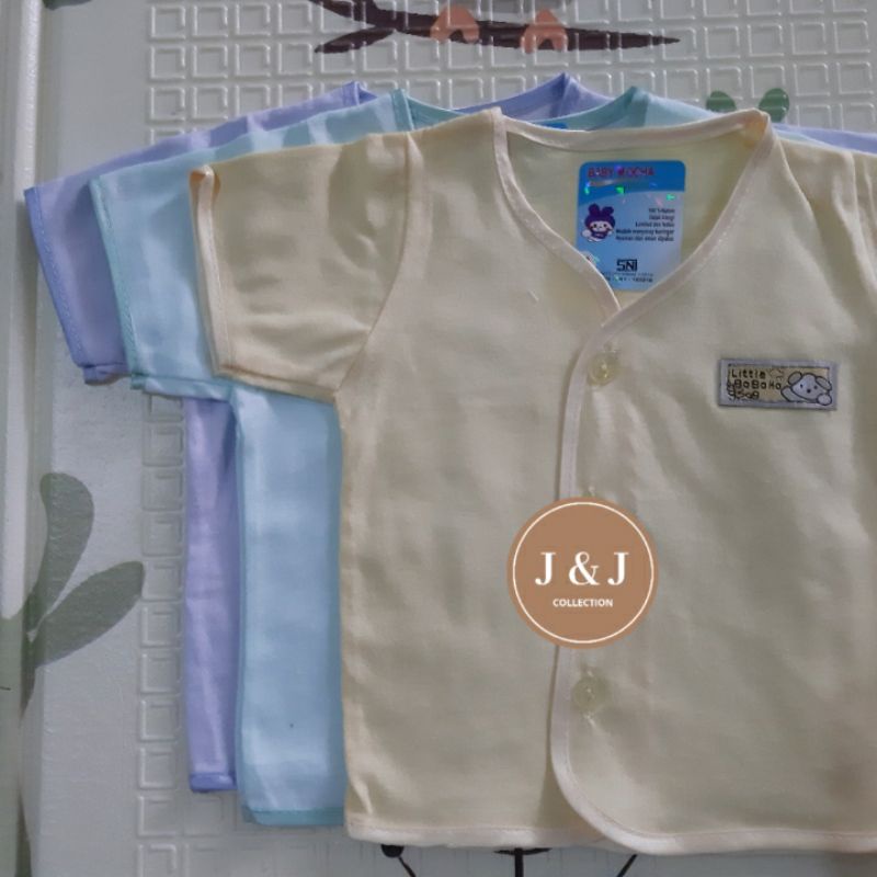 3 pcs Baju Bayi tangan Pendek merk Baby Mocha