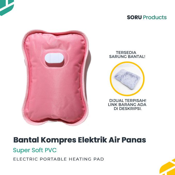 Bantal Terapi Kompres Air Panas Elektrik / Portable Water Heating Pad
