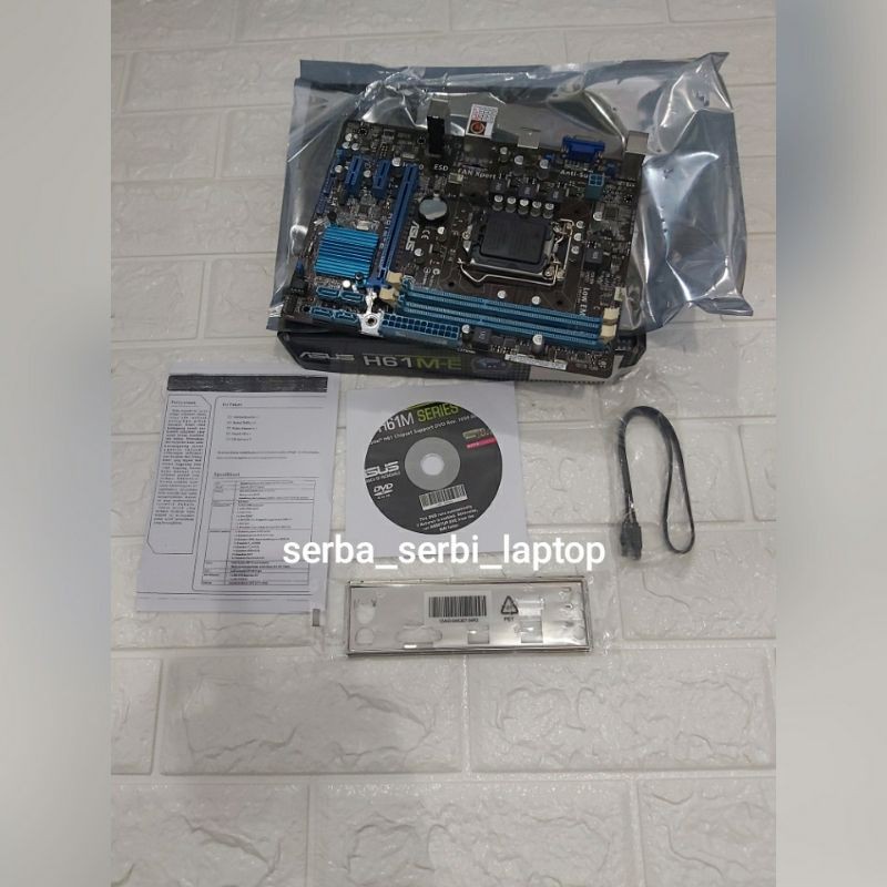 Motherboard Asus H61 lga1155 Garansi 1tahun