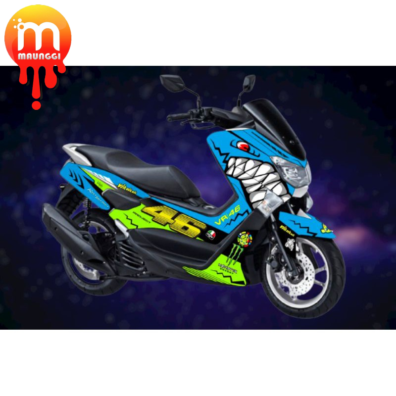 striping nmax 155 decal nmax full body stiker motor nmax old