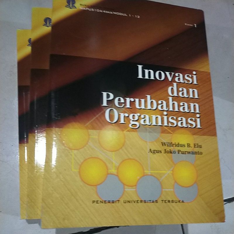 Jual BUKU UNIVERSITAS TERBUKA / UT / INOVASI DAN PERUBAHAN ORGANISASI ...