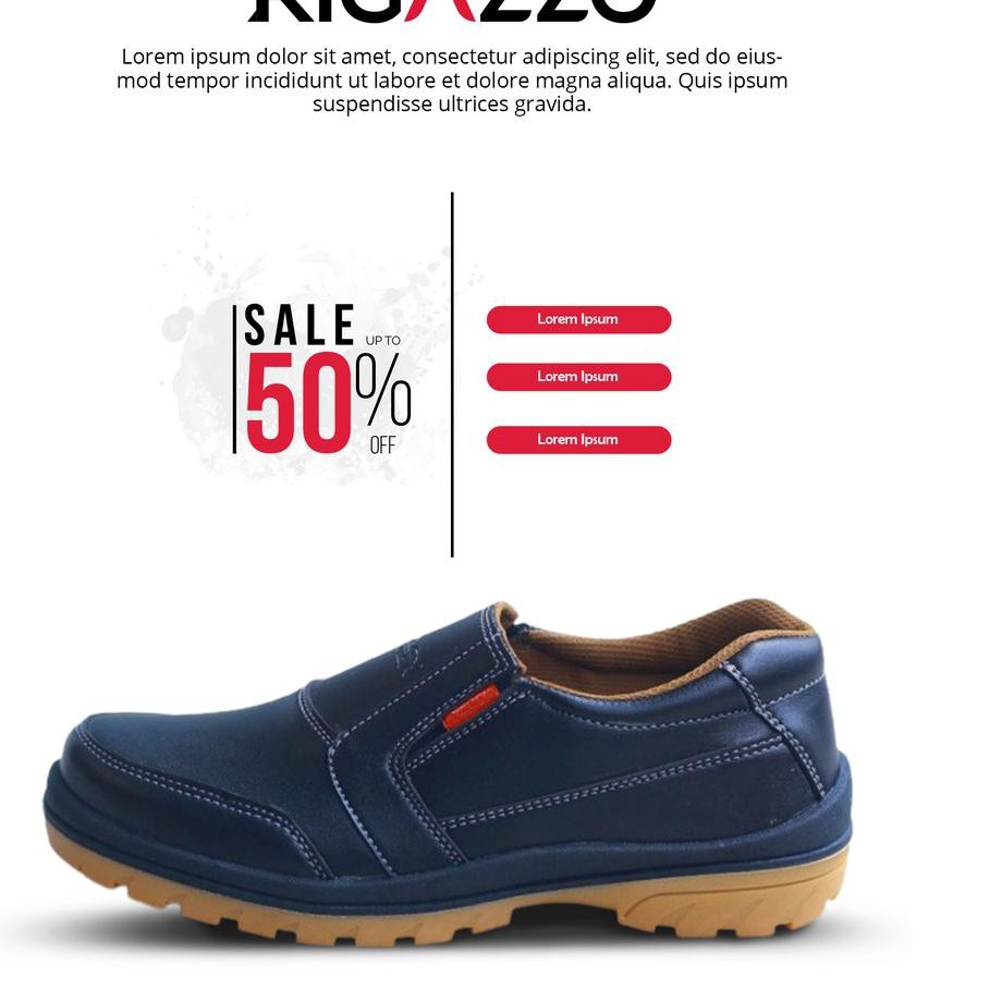 Terlaris.. Rigazzo Sepatu Pria Kasual - Sepatu Pria Dewasa - Sepatu Kulit Pria
