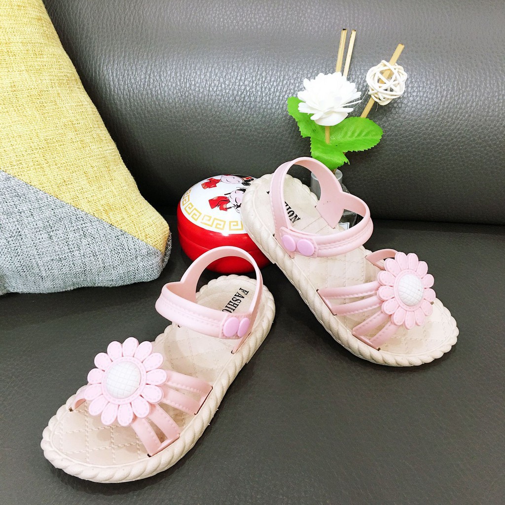 LittleAaron  ROSE BABY Sepatu Sandal Anak Perempuan Bahan Karet Model Lucu 0-5 Tahun Import Sport Termurah Sendal Bayi Anak Cewek Cowok