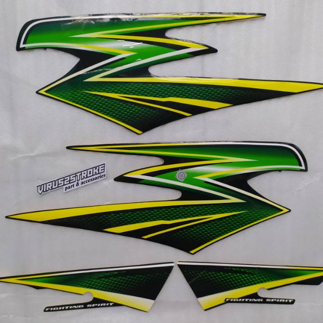 Jual Stiker Striping Rx King 03 Hijau Indonesia Shopee Indonesia