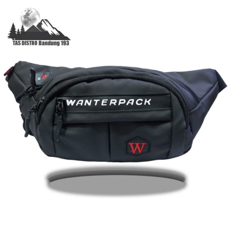 TERBARU Tas Slempang Waistbag Pria wanita Wanterpack Anti air / Tas slempang waterproof Original