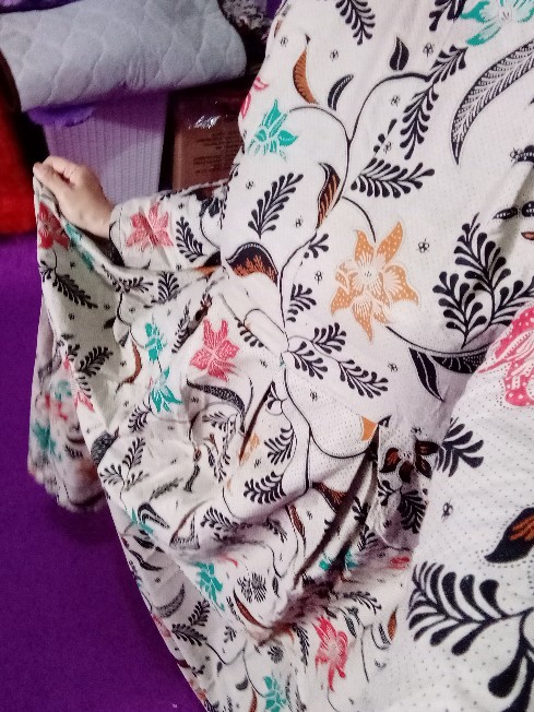 Ms Gamis Batik Jumbo Sriwedari Maxi Super Jumbo Xxxl Ld 120c. Bumil/busui Katun Sogan