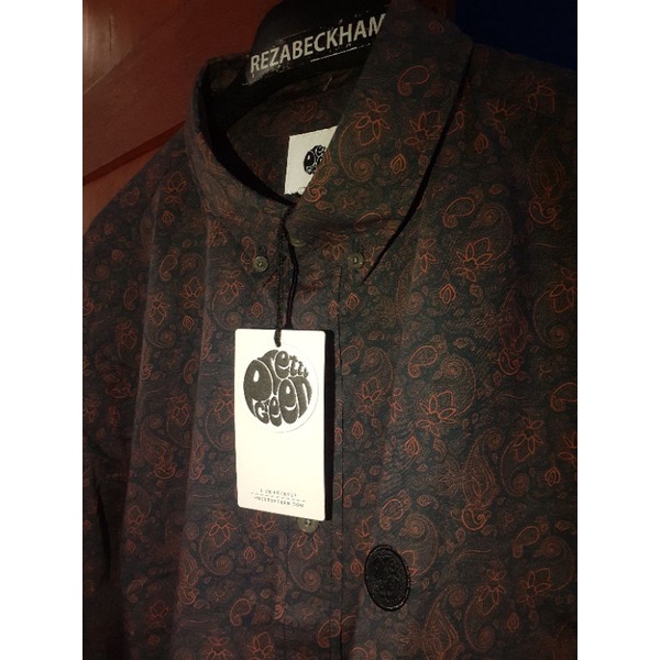 Pretty Green Paisley Shirt kemeja