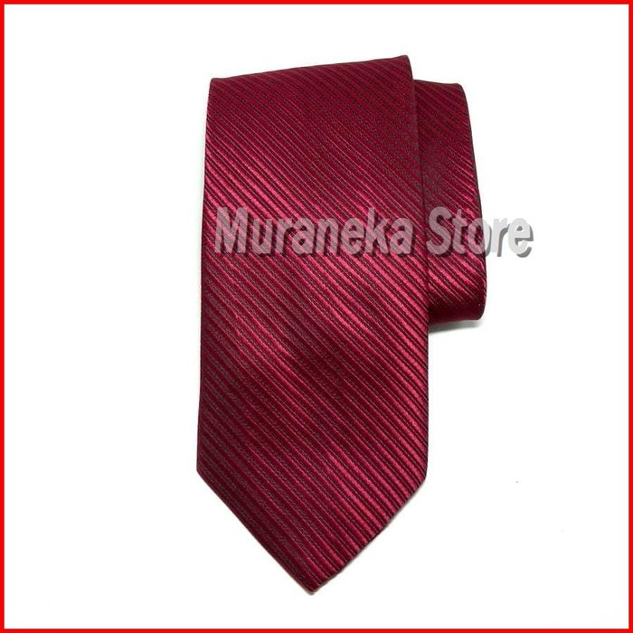 Dasi Garis Motif Salur IMPORT Panjang Pria Lebar 3 Inch kantor Kerja Formal Warna Ukuran Polos Setel