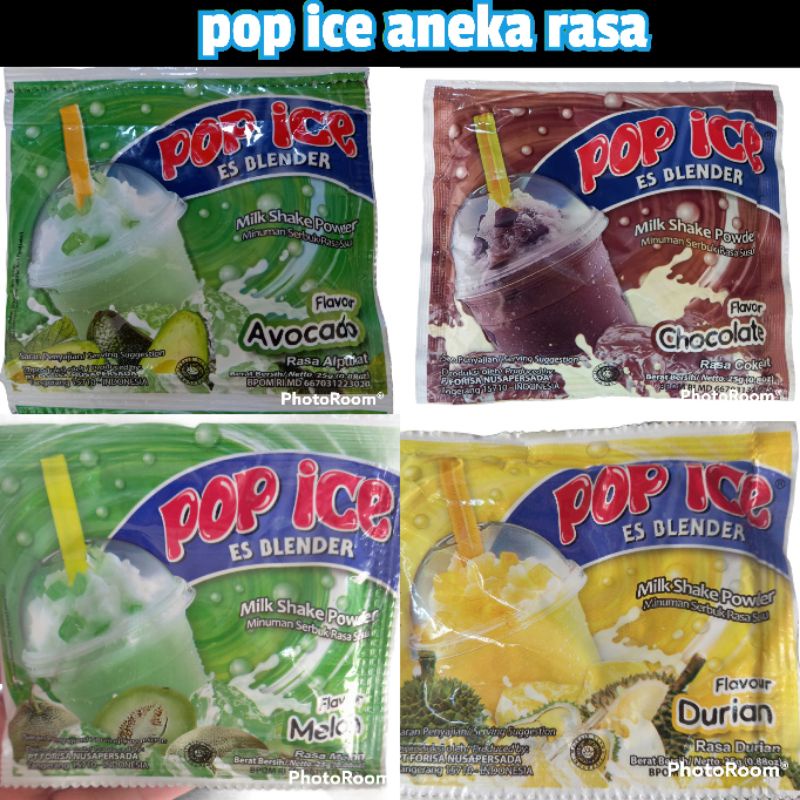 

POP ICE blender aneka rasa renceng isi 10pcs