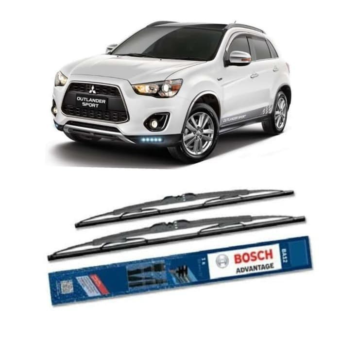 Wiper Blade Outlander Sport BOSCH Sepasang Advantage 18-26&quot; ORIGINAL