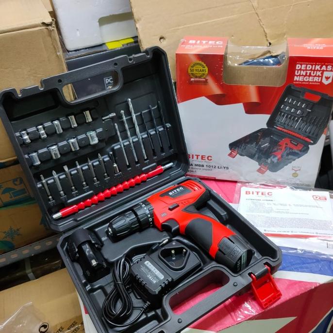 Mesin Bor Baterai 12V Bitec Ina Mbb 1012 Li-Ys Cordless Battery Impact Termurah