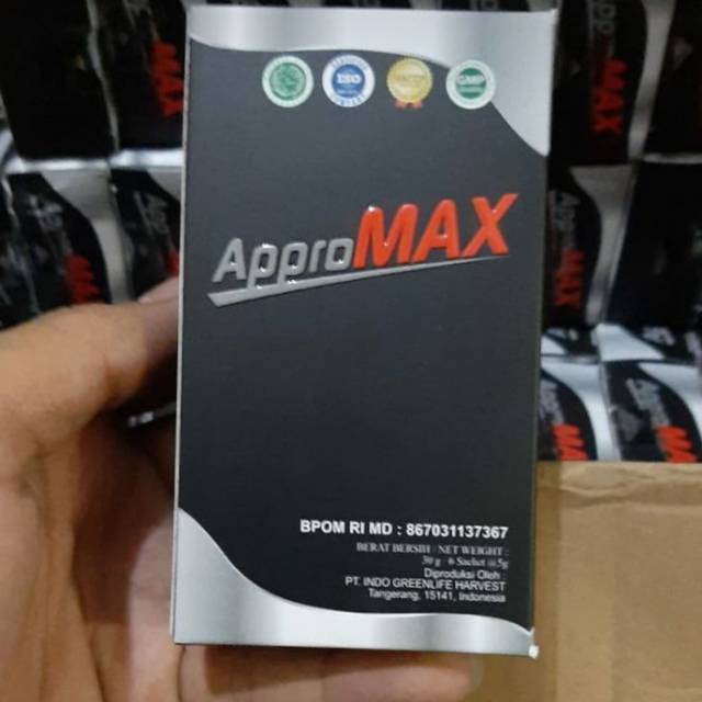 TERLARIS Appromax Asli BPOM Apromax Suplemen pria Tahan lama Original BAYAR DI TEMPAT ( COD )