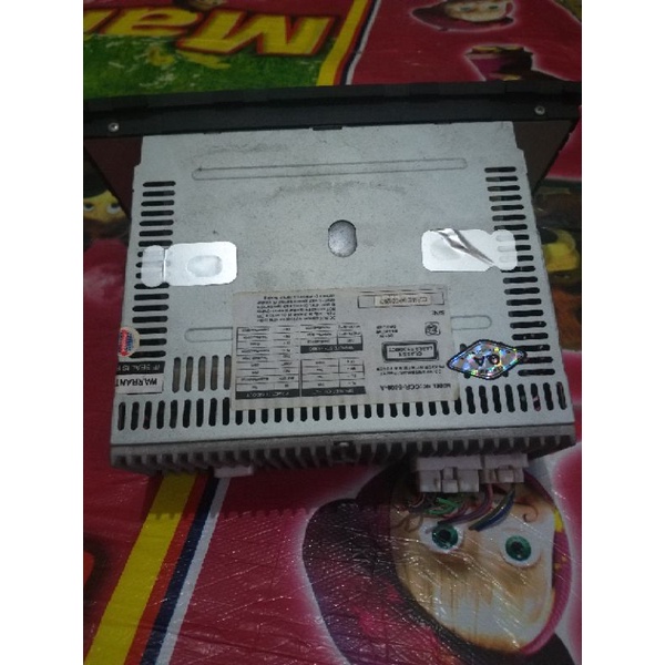 Head unit tape atau tip mobil copotan daihatsu sirion