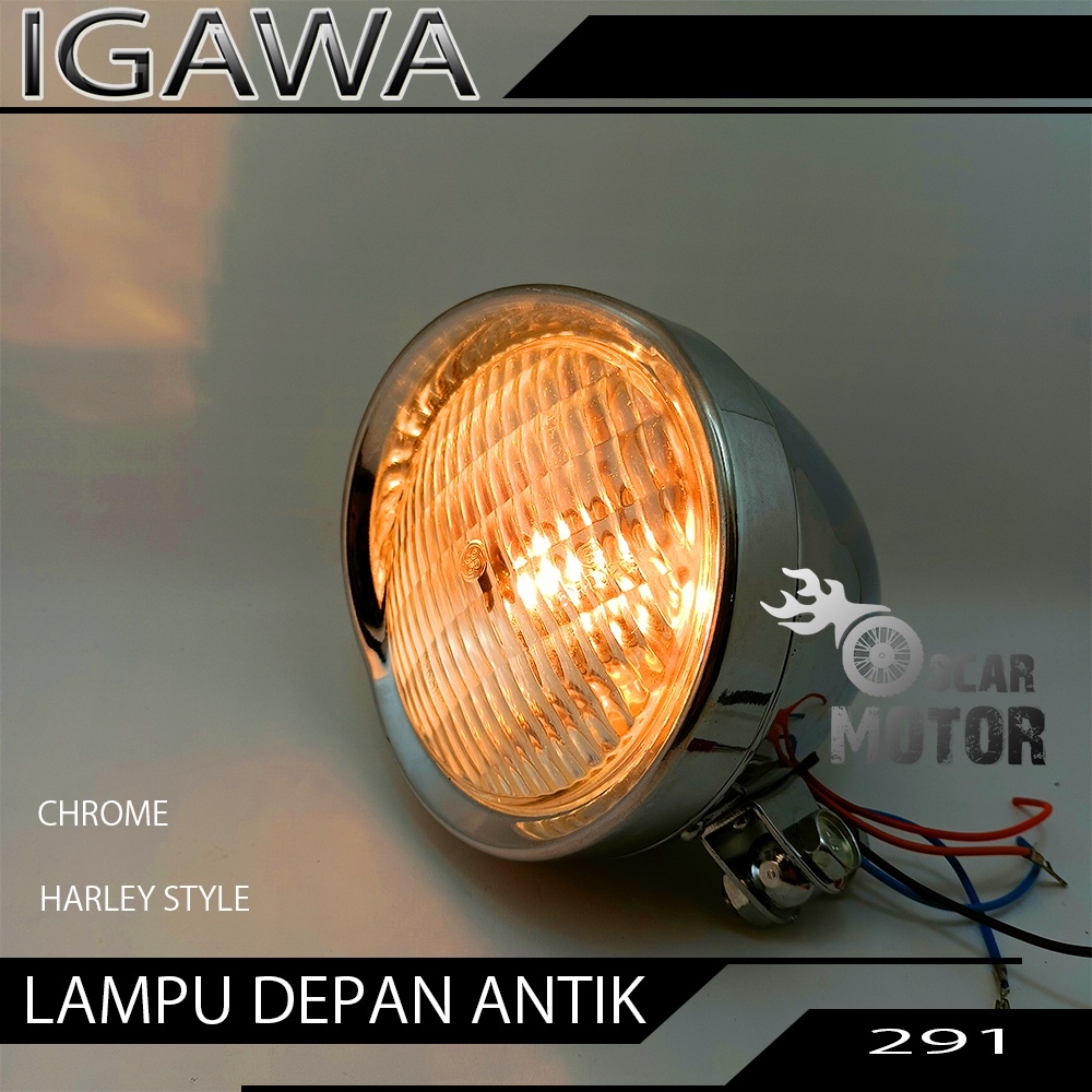 LAMPU HARLEY HUANG JAP STYLE LAMPU TEMBAK SOROT ANTIK LEGEND LACHA NEW motor