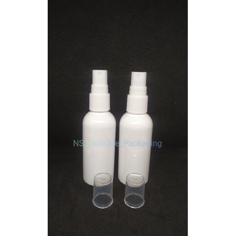 Botol spray 60ml putih tutup putih