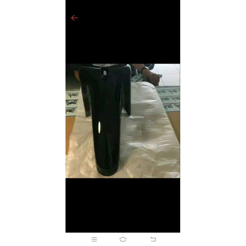 Spakbor depan A Shogun Lama R/SP Lama hitam