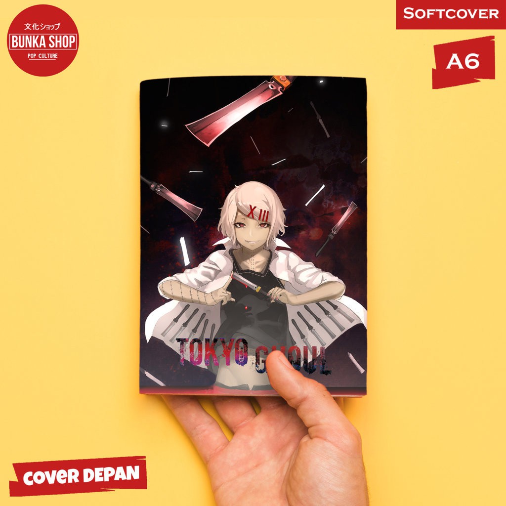 

Pocketnote Tokyo Ghoul Juuzou Suzuya Softcover A6 Buku Tulis Catatan Murah