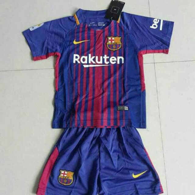 Jersey kids barcelona home 2018