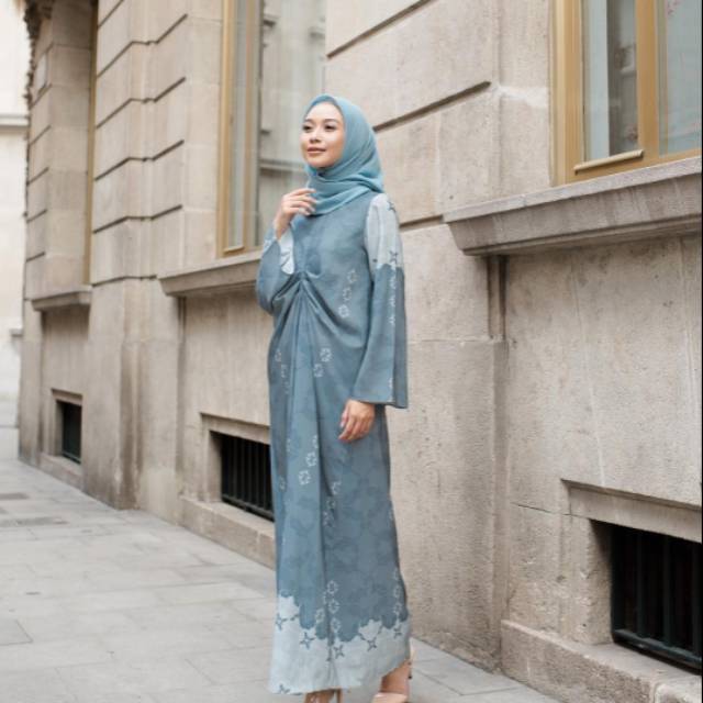 Alyssa Dress in Stone by Wearing Klamby