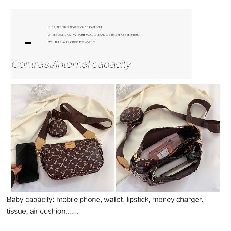 ASIN829 -Tas Selempang Wanita Fashion T503 Tas Slingbag Tebal Kualitas Import