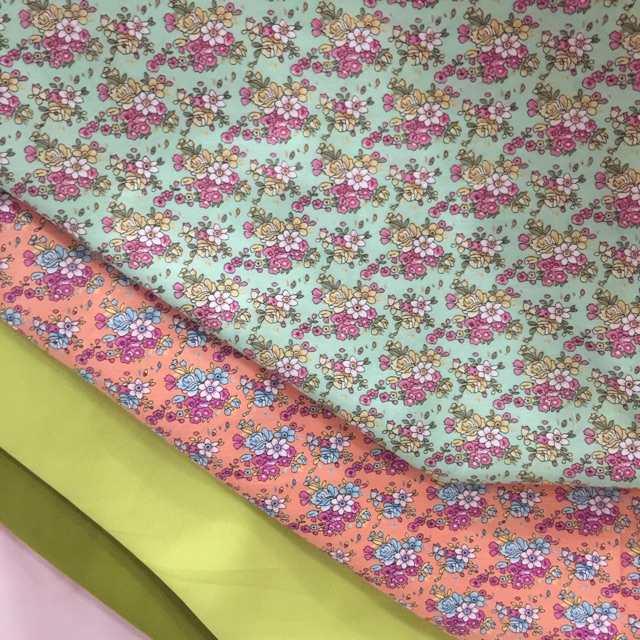 Kain Katun Jepang Motif Bunga