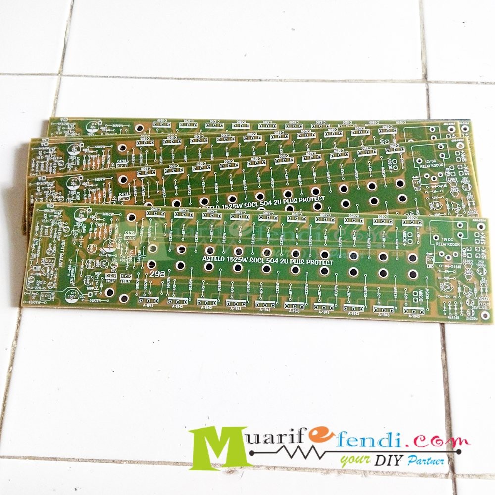 PCB Power Amplifier SOCL504 SOCL 504 10 set 1525W final plus speaker protector 298