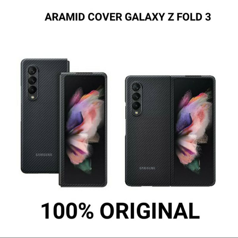 Aramid Cover Samsung Galaxy Z Fold3 Z fold 3 5G Original Black