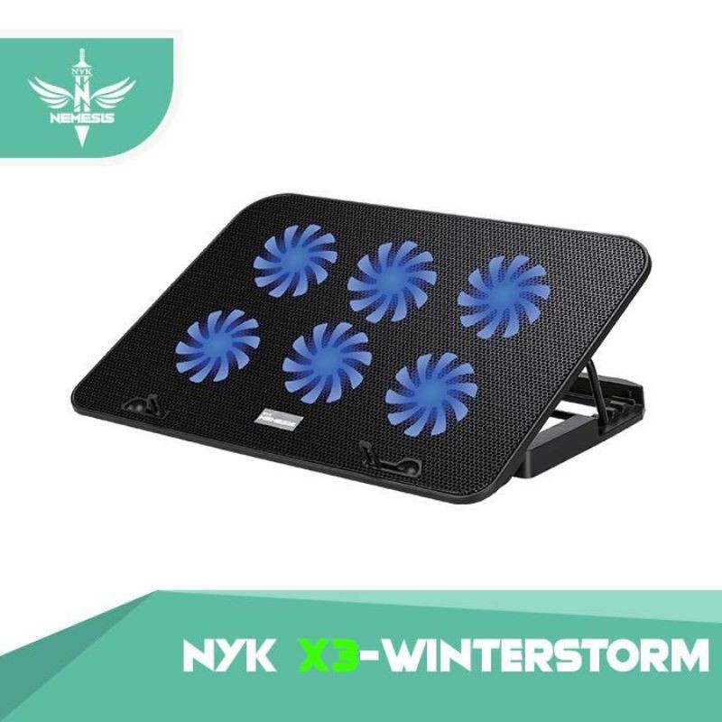 NYK X3 WINTERSTORM Gaming Notebook Cooling Pad