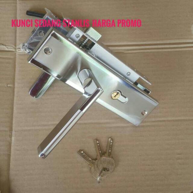 Kunci pintu Uk sedang/tanggung komplit, Kunci pintu set, Perlengkapan pintu