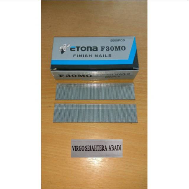 

ISI PAKU TEMBAK STAPLES ETONA F 30 MO PAKU "I" ISI 5000PCS ETONA F30
