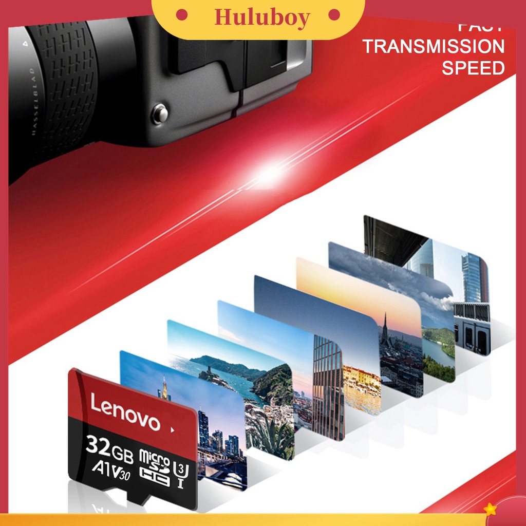 (Huluboy) Kartu Memori TF U3 Kapasitas Besar 16GB 32GB 64GB Untuk Lenovo