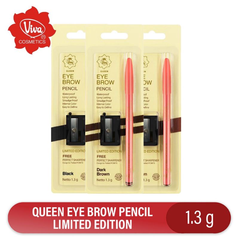 VIVA QUEEN EYEBROW LIMITED EDITION PENSIL ALIS VIVA 100%ORIGINAL