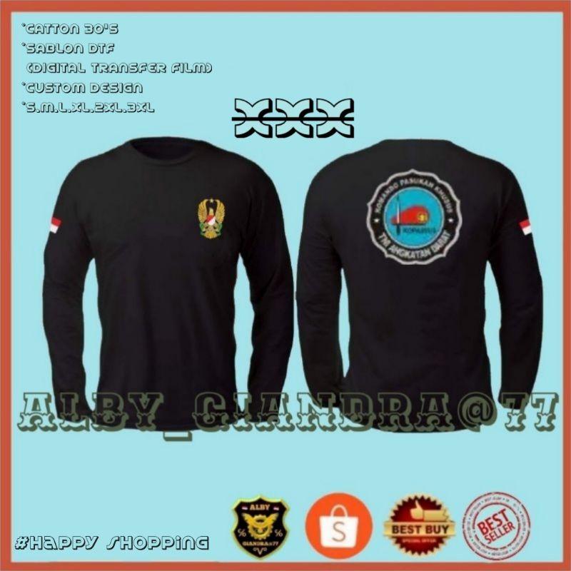 Kaos baju KOMANDO ANGKATAN KHUSUS
