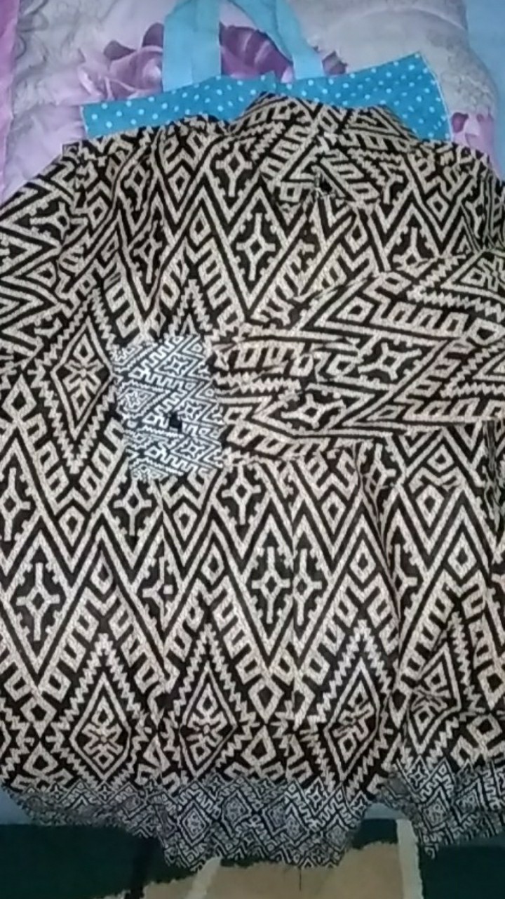 Maura Couple - Sania Ruffle Batik Couple Ori Ndoro Jowi Dnt Garansi Termura Set Couple Shakila Rose