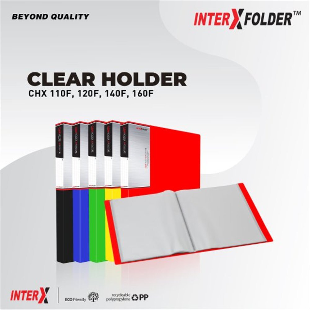 

InterX Clear Holder Ukuran Folio isi 20 lembar ( F4 20 )