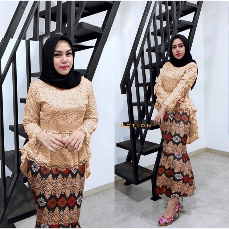 REAL PIC - Set Salsa aurora / Salsara / ADORA / SETELAN KEBAYA BEST SELLER