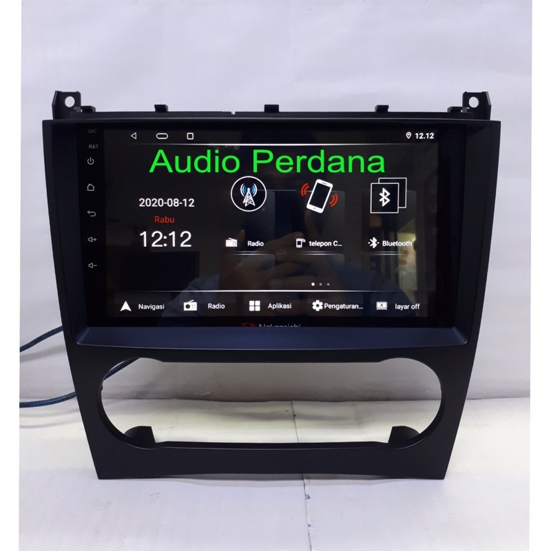 Headunit Android Mercy C240 W203 Nakamichi NA3102i 9 inch
