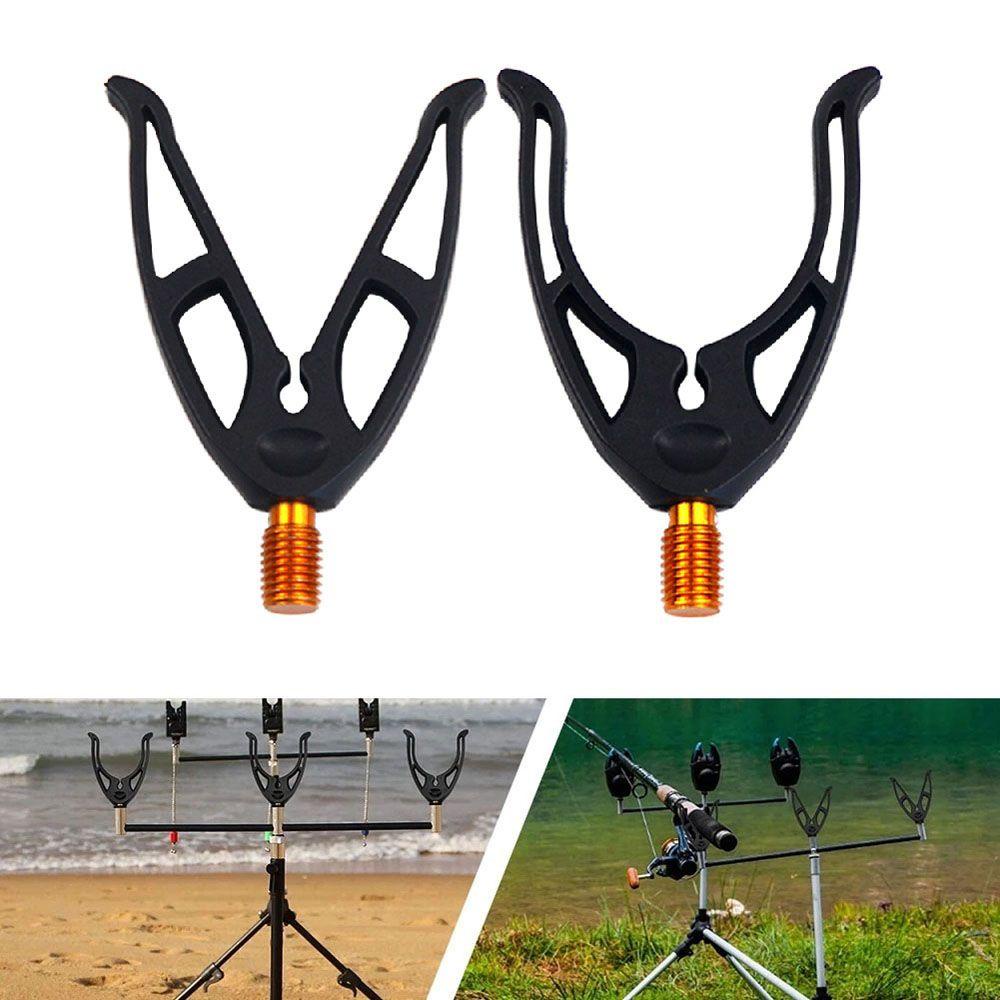 Agustinina Tempat Pancing Untuk Batang Pod Holder Outdoor Fishing Rod Bracket Carp Fishing Stand Aksesoris Pancing Istirahat Kepala