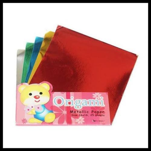 

Mozaki Kertas Origami Metalik 14x14cm