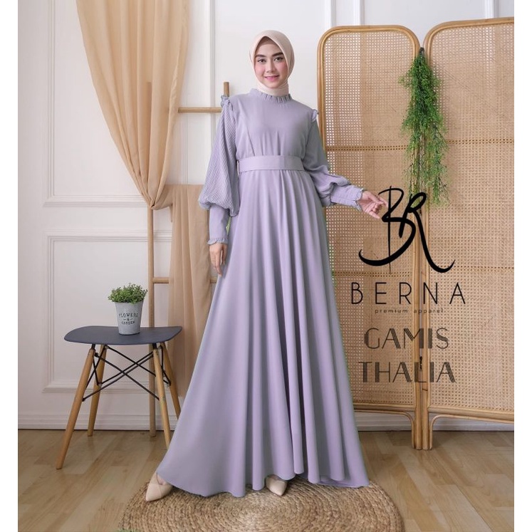 A.Line Dress Gamis Premium Madina Berna Thalia